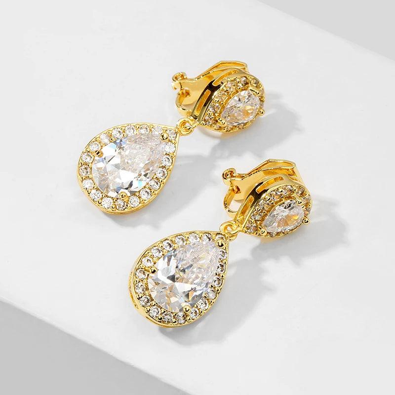 Klasyczne kropelki Kolczyki