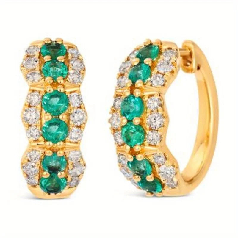 Zaręczynowy zestaw kolczyków