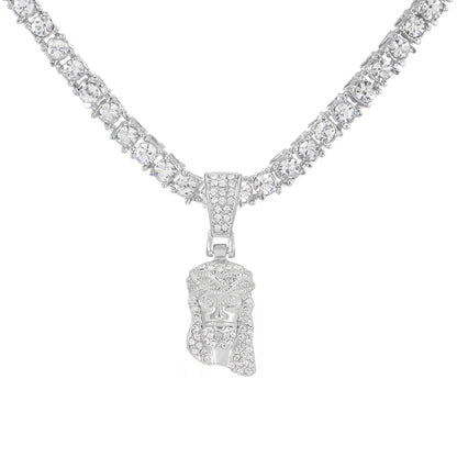 Naszyjnik kryształkowy Jezus