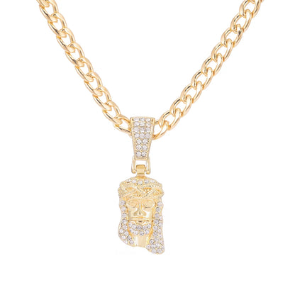 Naszyjnik kryształkowy Jezus