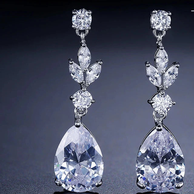 Kolczyki Kryształowa Kaskada