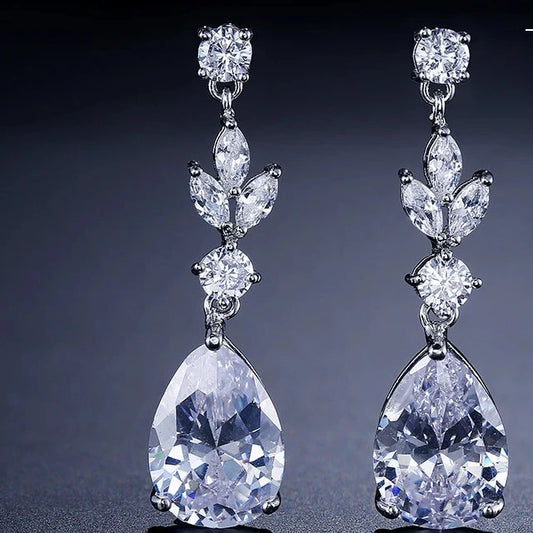 Kolczyki Kryształowa Kaskada