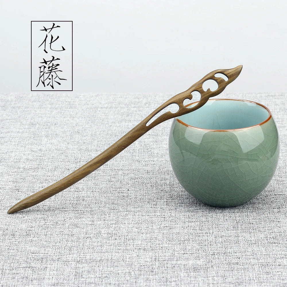 Retro patyki do włosów