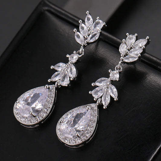 Kolczyki Kryształowe Pnącze