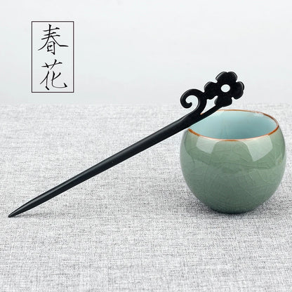 Retro patyki do włosów