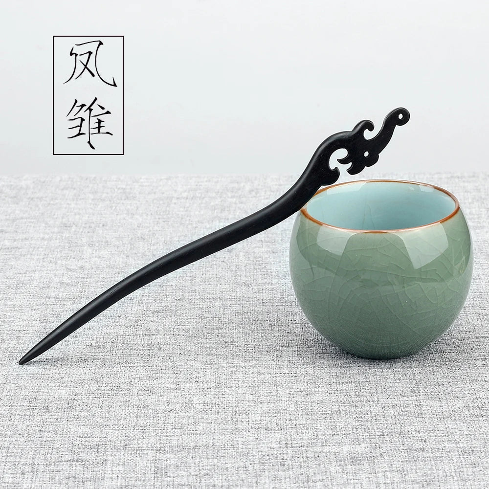 Retro patyki do włosów