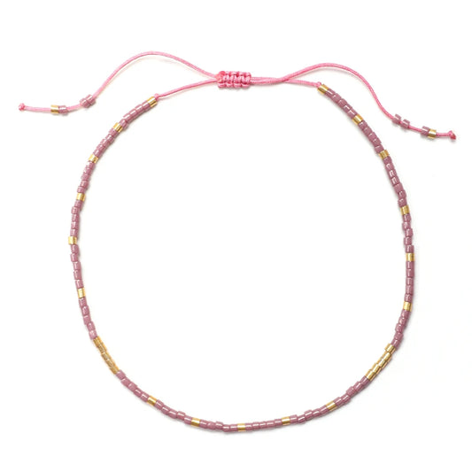 minimalistyczna koralikowa bransoletka