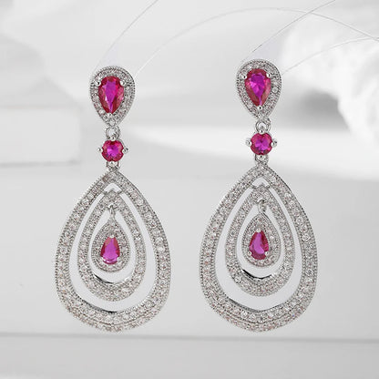 Trzy warstwowe kolczyki