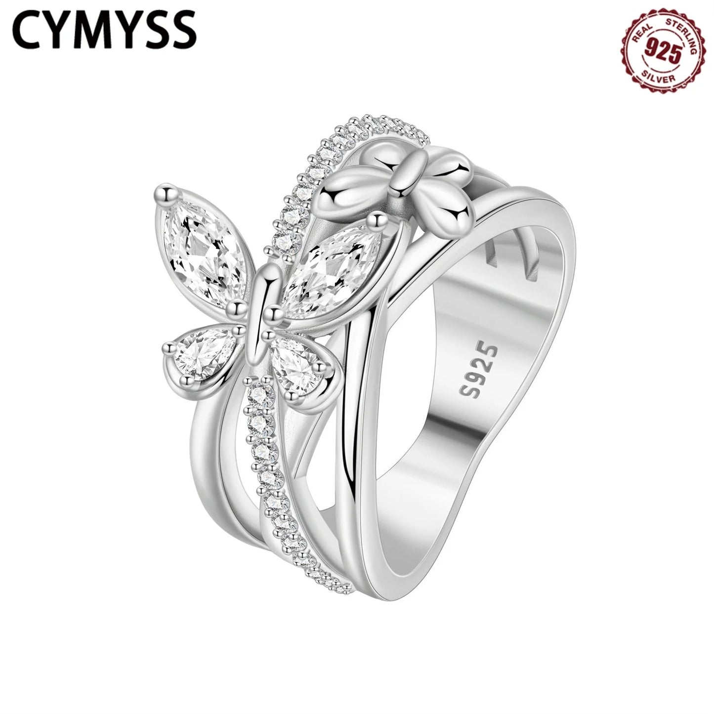 Pierścionek we wzorki