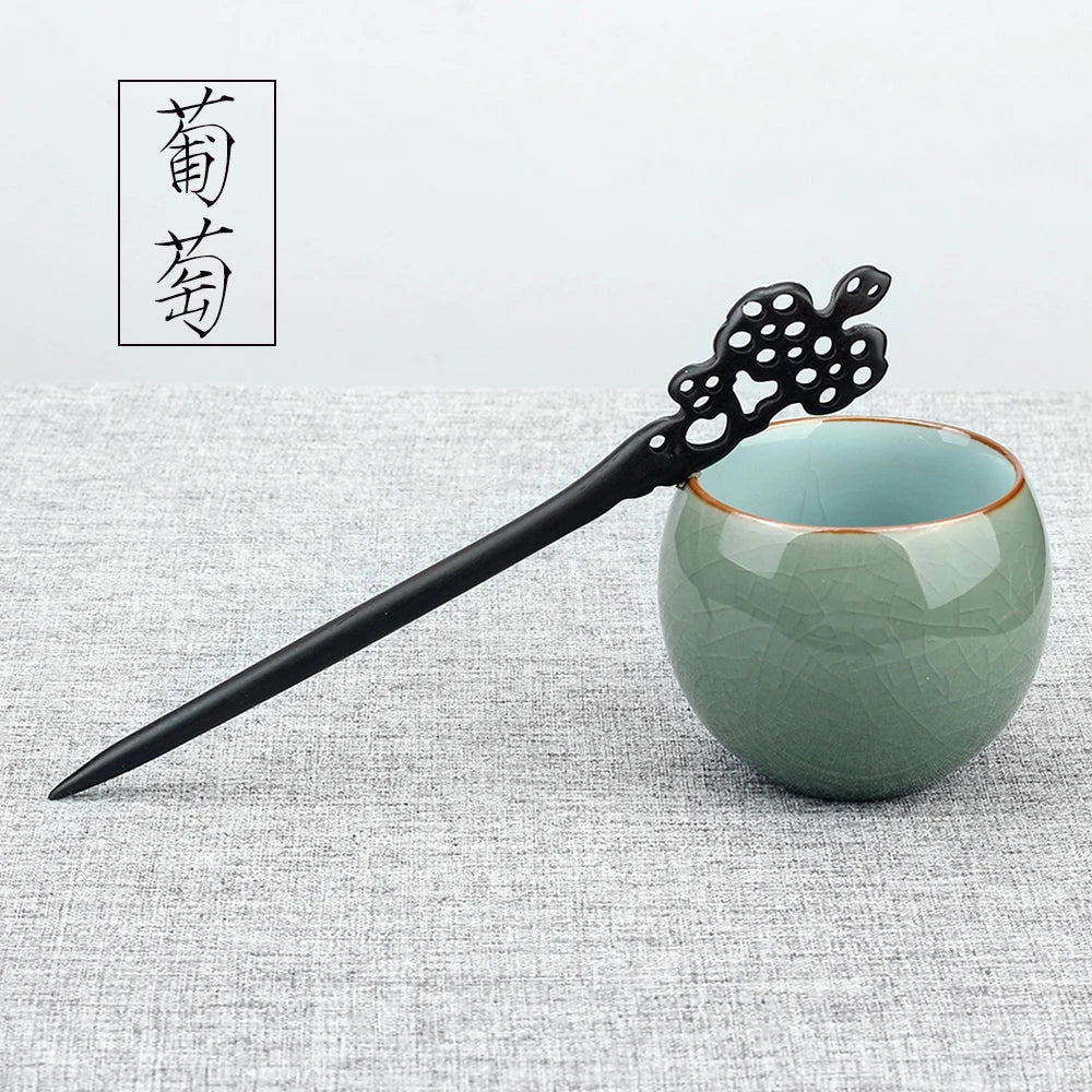 Retro patyki do włosów