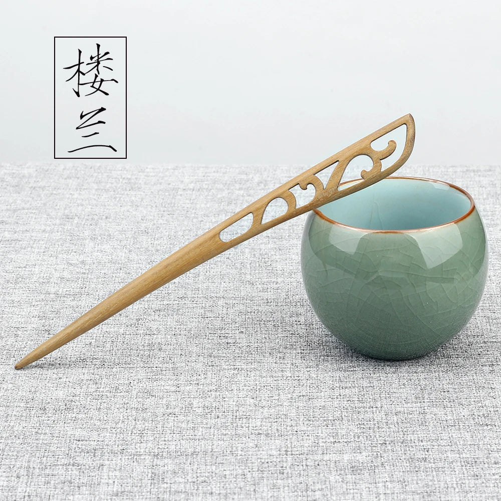 Retro patyki do włosów