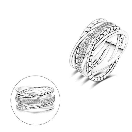 Pierścionek kryształkowy