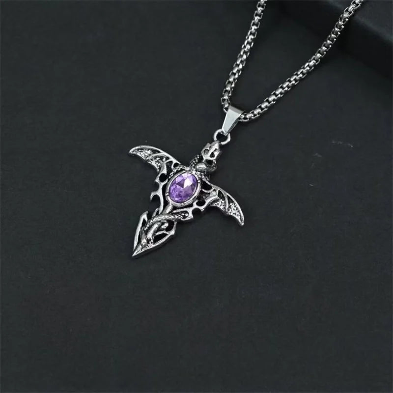 Naszyjnik retro krzyżyk