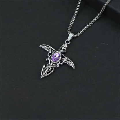 Naszyjnik retro krzyżyk