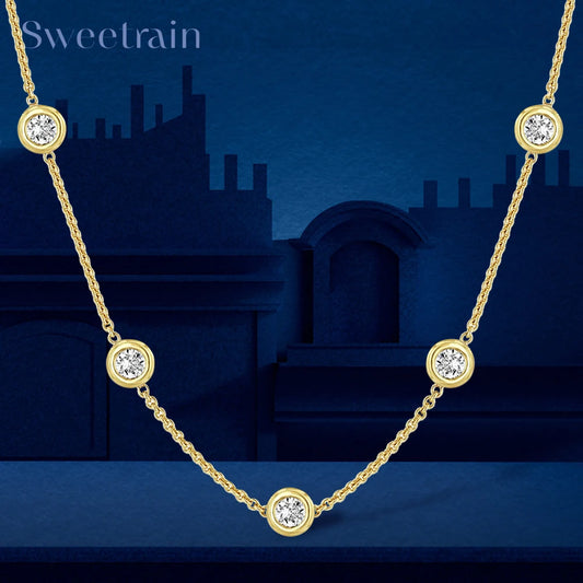 Naszyjnik kryształkowy