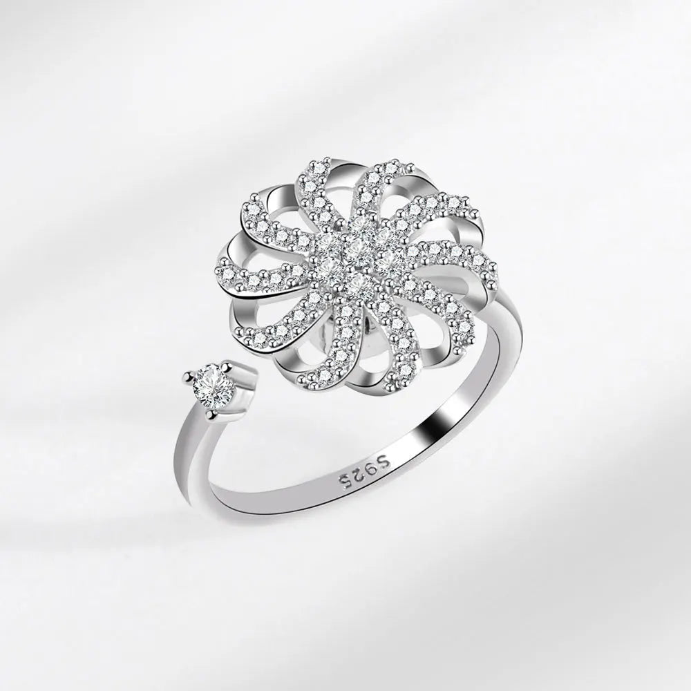 Kręcące pierścionki z wzorkami