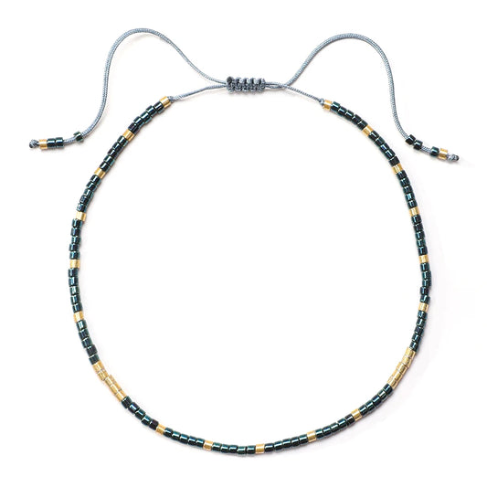 minimalistyczna koralikowa bransoletka