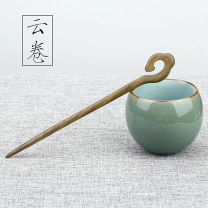 Retro patyki do włosów