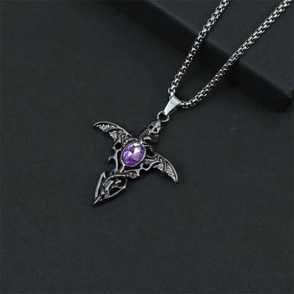 Naszyjnik retro krzyżyk