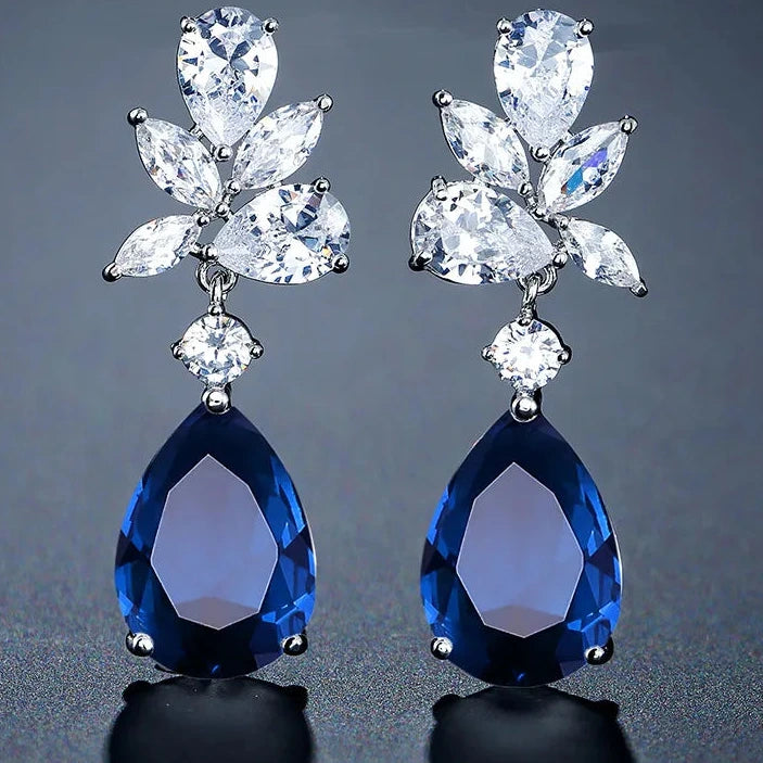 Kolczyki Szafirowa Noc