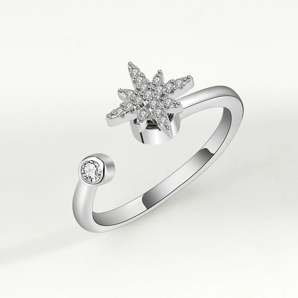 Kręcące pierścionki z wzorkami