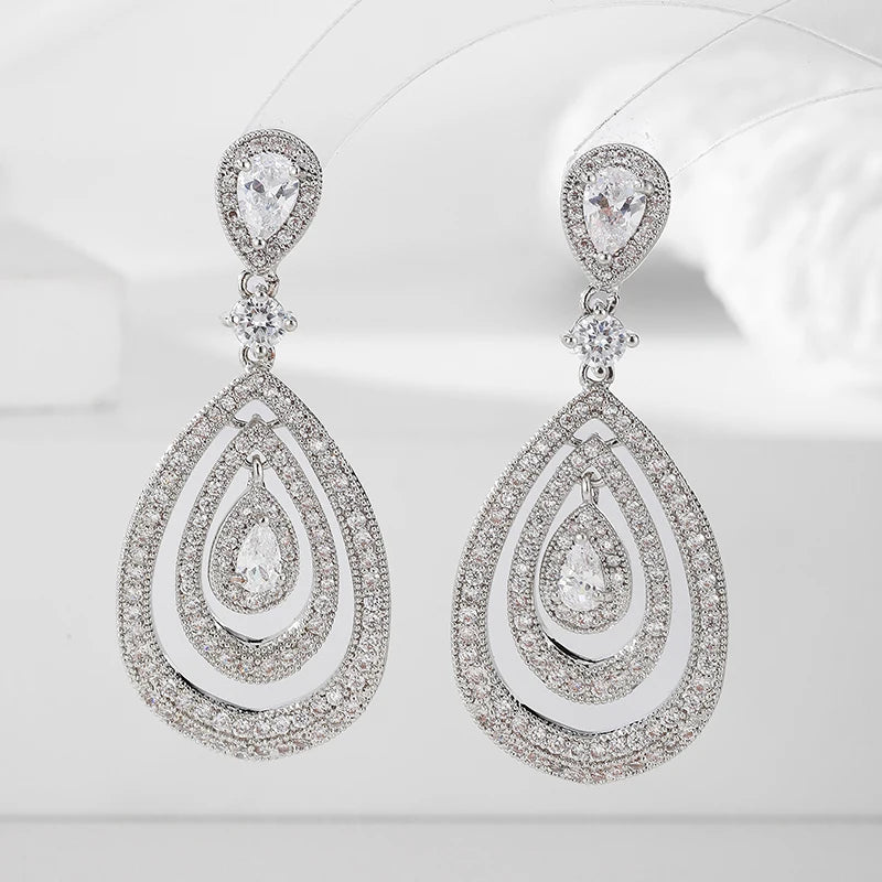 Trzy warstwowe kolczyki