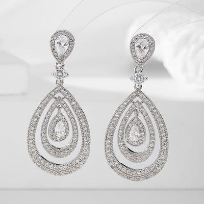 Trzy warstwowe kolczyki