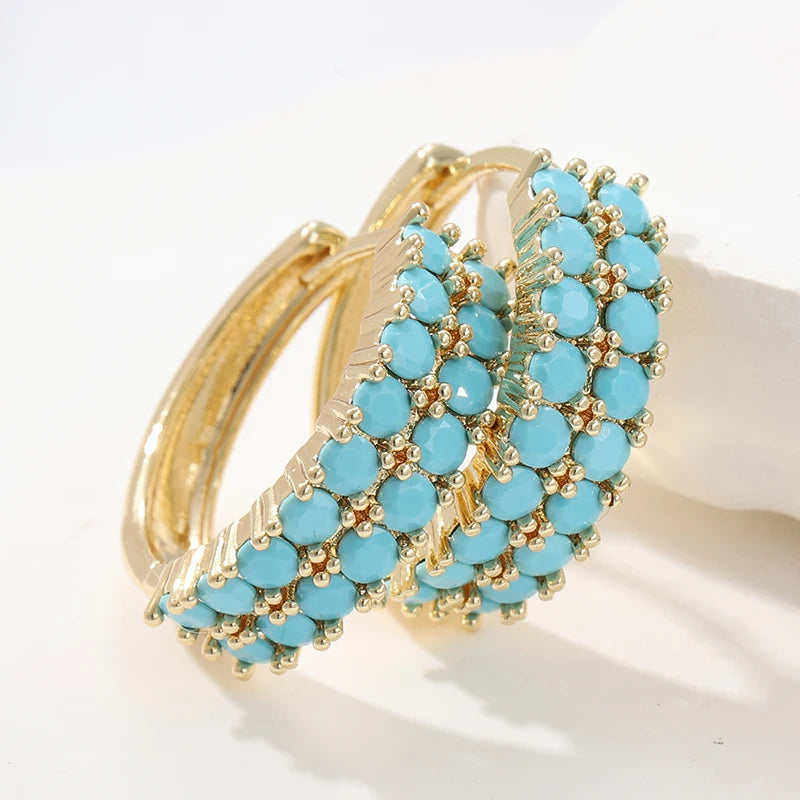 Zaręczynowy zestaw kolczyków