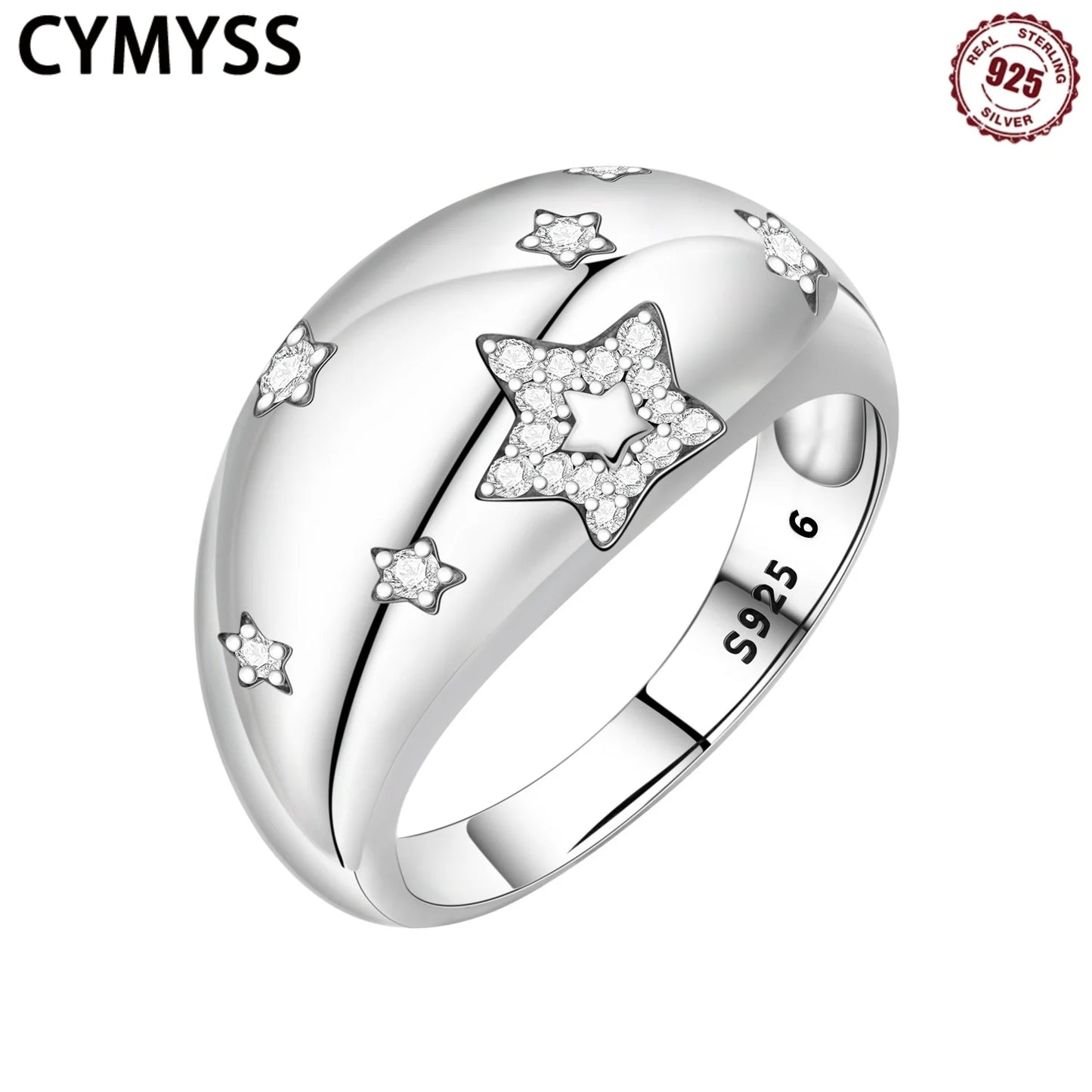 Pierścionek we wzorki