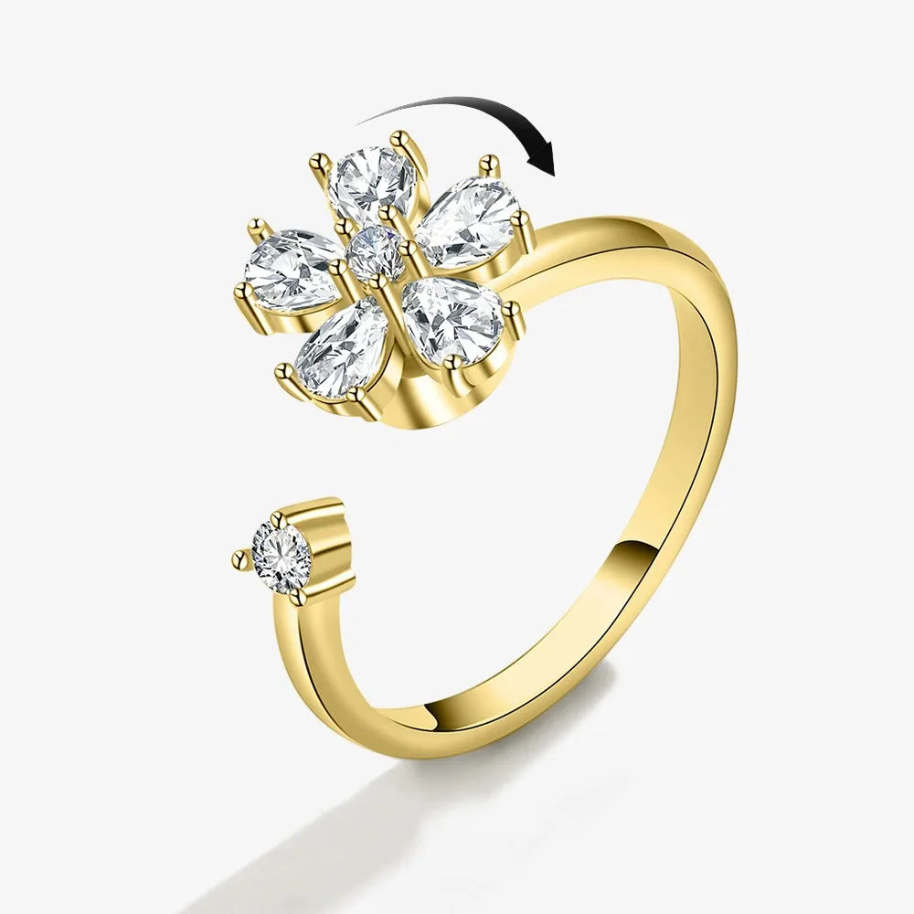 Kręcące pierścionki z wzorkami