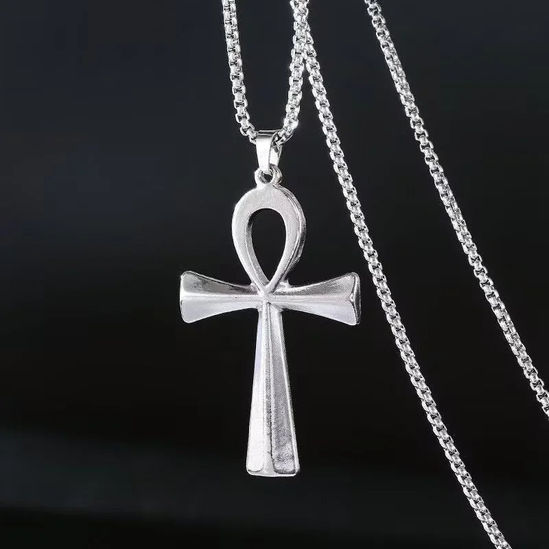 Naszyjnik retro krzyżyk