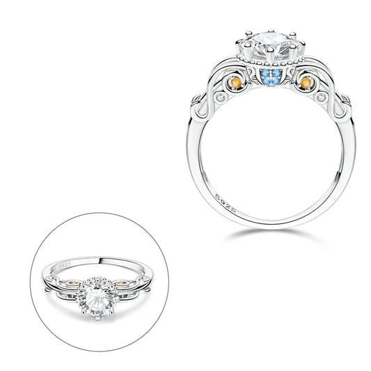 Pierścionek kryształkowy