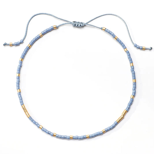 minimalistyczna koralikowa bransoletka