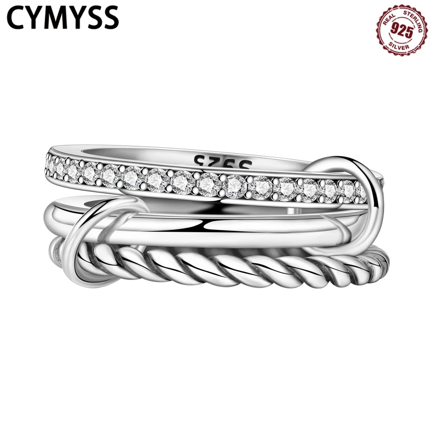 Pierścionek we wzorki