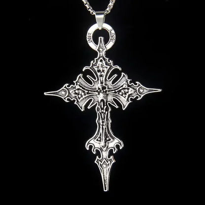 Naszyjnik retro krzyżyk