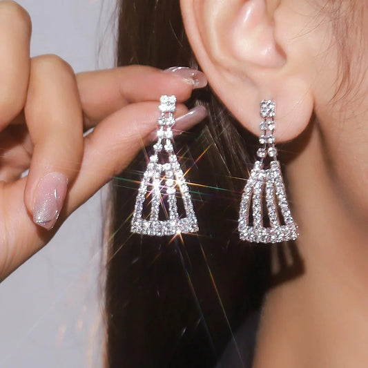 Trójkątne kolczyki