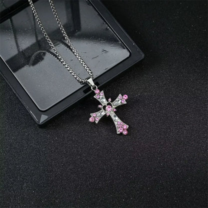 Naszyjnik retro krzyżyk