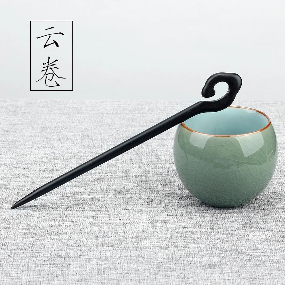 Retro patyki do włosów